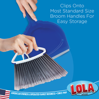 Lola clip onto broom dust pan, Item# 520, LOLA