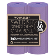 Wowables, reusable biodegradable compostable paper towels, by LOLA