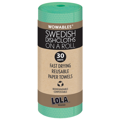 Wowables® Swedish Dish Cloths "On a Roll" — 12, 24, 30, 36