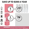 wowables reusable paper towels,  Fits Standard Paper Towel Holders, 5250, LOLA