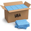 Microfiber Terry & Nylon Netting Sponge Pad - Gently Scrubs & Wipes Clean LOLA