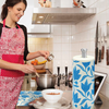 Swedish Dishcloths for Kitchen, Patterns Series, 30 Sheet Roll w/ Hook - Lola Products
