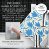 Swedish Dishcloths for Kitchen, Patterns Series, 30 Sheet Roll w/ Hook - Lola Products