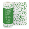 Swedish Dishcloths for Kitchen, Patterns Series, 30 Sheet Roll w/ Hook - Lola Products