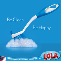 Lola Products Pro Dish Brush, with Comfort Grip, item# 530