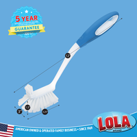 Dish Brush, White, Scrub clean, Item# 533, LOLA