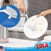 Lola Pro Utility Brush, Comfort Ergonomic Rubber Grip, Item# 533