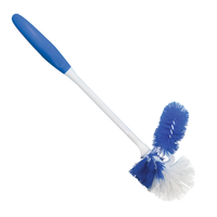 Lola Pro Euro Toliet Bowl Brush - with Under the Rim Angled Scrub Attachment, Item# 534