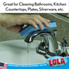 Non-Scratch, cellulose scrub sponge, Item# 5812 , LOLA CLEANING BRAND