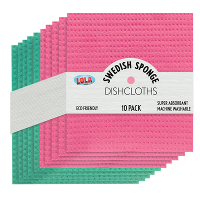 Cellulose Sponge Cloths aka "Swedish Cloth"- 10 pack