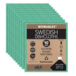 Swedish Dishcloths Biodegradable Reusable Paper Towels Absorbent Kitchen by LOLA