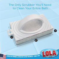 Bath & Tile Scrubber - Light Duty, 6 Pack