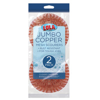 Jumbo Copper Mesh Scourer - 2 pack