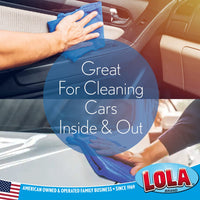 LOLA PRODUCTS Jumbo Microfiber Cleaning Cloth, 14" x 16", Item#572