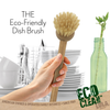 Eco Clean Bamboo Dish Brush - Multi Purpose Fibers are Recycled Bottles by LOLA
