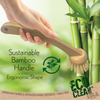 Eco Clean Bamboo Dish Brush - Multi Purpose Fibers are Recycled Bottles by LOLA