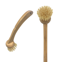 Eco Clean Recycled made from Soda Bottles Dish Bamboo Brush, Item# 752