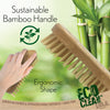 Eco Clean Bamboo Scrub Brush - 6 Pack