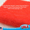 Scruffy Scourer Non Scratch Jumbo Scouring Pad (Assorted Colors)