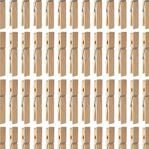 Wood Spring Clothespins - 300 count