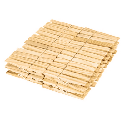 clothespins. wooden, Moisture resistant hard birchwood, #850, :OLA