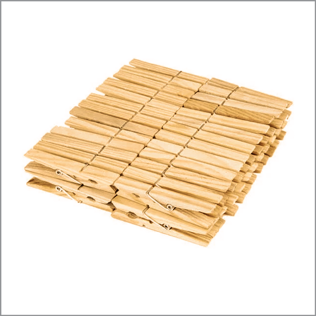 clothespins. wooden, Moisture resistant hard birchwood, #850, :OLA