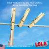 Great Product to air dry your clothes if you prefer to let nature do the work, don't like to use electric or gas power, or if you don't have access to any power, ITEM #850 BY LOLA PRODUCTS