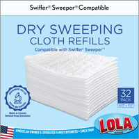 Swiffer® Sweeper® Compatible Dry Sweeping Cloth Refills, compatible with Swiffer Sweeper, 16 Count, #9001
