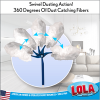 Lola Products item #914 Swiffer 360 Extender Duster Comparable Starter Kit