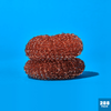Copper Mesh Scourer - 288 pack, size 3.5" x 3.5" x 1.25", Heavy Duty