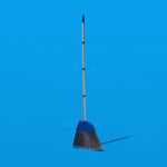Angle Broom, 9.25" Wide head w/ 4 piece handle
