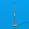 Squeezematic Butterfly Automatic Sponge Mop, 9" Heads w/ Scuff Remover, Includes 4 Mop Heads - 2 Foam w/ Cellulose Layer and 2 Foam #2039S