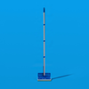 Natural Cellulose Squeeze Sponge Mop, 9" Wide Head w 4 Piece Threaded Metal Handle