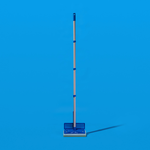 Natural Cellulose Squeeze Sponge Mop, 9" Wide Head w 4 Piece Threaded Metal Handle