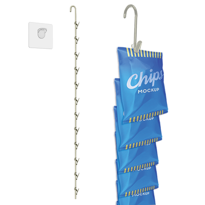 Clip Strip® @ Home Edition, Hanging Storage Organizer, Durable Metal, 12 Hooks, Maximize Space in Your Pantry, Garage, Laundry Room – Holds Snacks, Tools, Keys – Easy to Install
