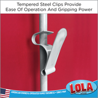 Clip Strip @ Home Edition, Hanging Storage Organizer, Durable Metal, 12 Hooks, Maximize Space in Your Pantry, Garage, Laundry Room – Holds Snacks, Tools, Keys – Easy to Install