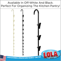 Clip Strip @ Home Edition, Hanging Storage Organizer, Durable Metal, 12 Hooks, Maximize Space in Your Pantry, Garage, Laundry Room – Holds Snacks, Tools, Keys – Easy to Install
