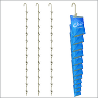 Clip Strip @ Home Edition, Hanging Storage Organizer, Durable Metal, 12 Hooks, Maximize Space in Your Pantry, Garage, Laundry Room – Holds Snacks, Tools, Keys – Easy to Install