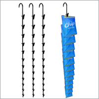 Clip Strip @ Home Edition, Hanging Storage Organizer, Durable Metal, 12 Hooks, Maximize Space in Your Pantry, Garage, Laundry Room – Holds Snacks, Tools, Keys – Easy to Install