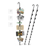Metal Hanging Organizer with 12 Hooks for Pantry Kitchen Garage by LOLA