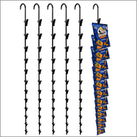 Clip Strip @ Home Edition, Hanging Storage Organizer, Durable Metal, 12 Hooks, Maximize Space in Your Pantry, Garage, Laundry Room – Holds Snacks, Tools, Keys – Easy to Install
