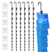 Clip Strip® @ Home Edition, Hanging Storage Organizer, Durable Metal, 12 Hooks, Maximize Space in Your Pantry, Garage, Laundry Room – Holds Snacks, Tools, Keys – Easy to Install