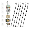 Metal Hanging Organizer with 12 Hooks for Pantry Kitchen Garage by LOLA