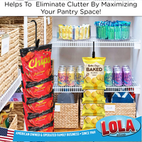 Clip Strip @ Home Edition, Hanging Storage Organizer, Durable Metal, 12 Hooks, Maximize Space in Your Pantry, Garage, Laundry Room – Holds Snacks, Tools, Keys – Easy to Install