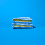 Nylon Net & Terry Sponge 2-Way Cleaning Pad