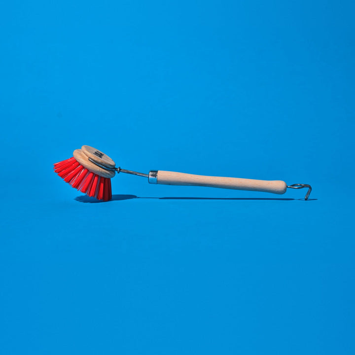 "The Original" Dishwashing & Vegetable Brush, Eco-Friendly Birch Wood
