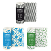 Swedish Dishcloths for Kitchen, Patterns Series, 30 Sheet Roll w/ Hook - Lola Products