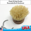 Replacement Head For "The Original" Tampico Vegetable & Dish Brush™ - Small Head