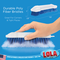 scrubber brush, hand , #600,. BY LOLA