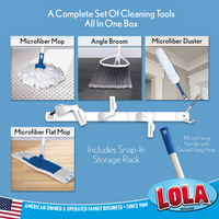 Lola Brand 4 in 1 Snap-In Cleaning Kit, A GREAT VALUE#920